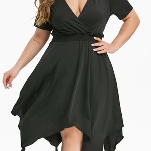 Woman's black dress